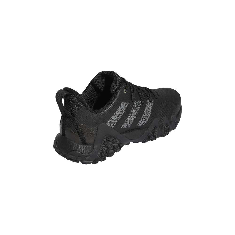 adidas Mens Codechaos 22 Spikeless Golf Shoes Core Black/Dark Silver Metallic/Core Black