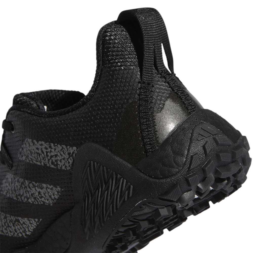 adidas Mens Codechaos 22 Spikeless Golf Shoes Core Black/Dark Silver Metallic/Core Black