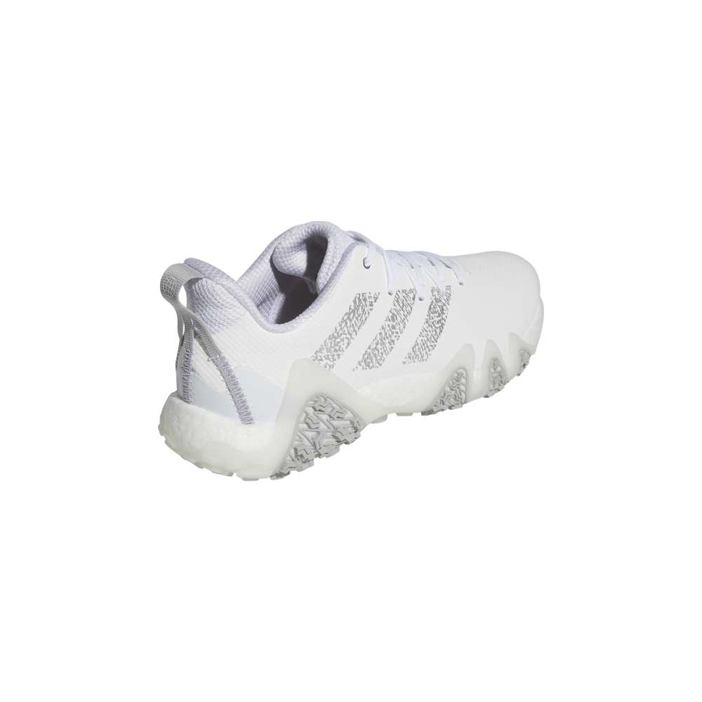 adidas Mens Codechaos 22 Spikeless Golf Shoes Ftwr White/Silver Met./Grey Two