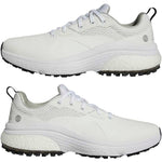 adidas Mens Solarmotion Spikeless Golf Shoes Ftwr White/Dark Silver Metallic/Core Black