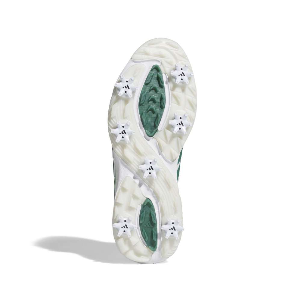 adidas Mens Adipower 26 Golf Shoes - White/Collegiate Green/Crystal White