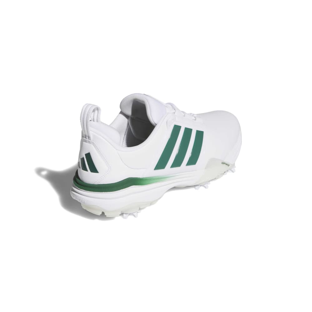 adidas Mens Adipower 26 Golf Shoes - White/Collegiate Green/Crystal White