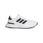 adidas Mens S2G 26 Leather Spikeless Golf Shoes - White/Core Black