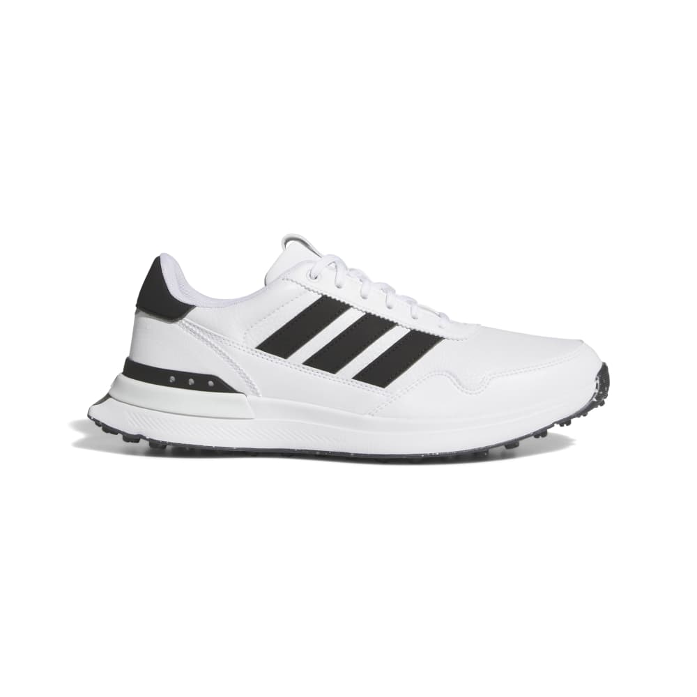 adidas Mens S2G 26 Leather Spikeless Golf Shoes - White/Core Black