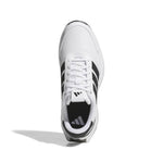 adidas Mens S2G 26 Leather Spikeless Golf Shoes - White/Core Black
