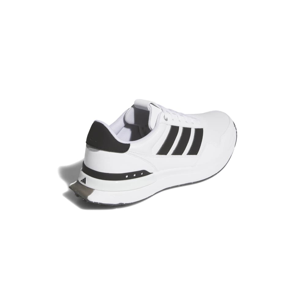 adidas Mens S2G 26 Leather Spikeless Golf Shoes - White/Core Black