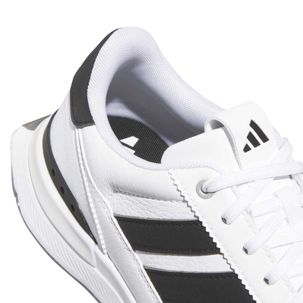 adidas Mens S2G 26 Leather Spikeless Golf Shoes - White/Core Black