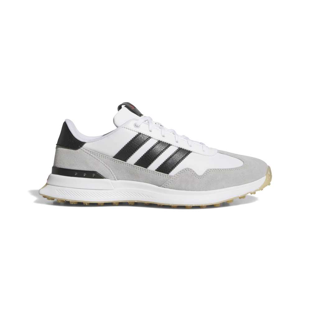 adidas Mens S2G 26 Textile Spikeless Golf Shoes - White/Core Black/Grey Two