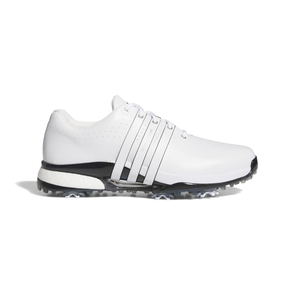 adidas Mens TOUR360 24 GOLF SHOES - White/Core Black/Lucid Ray Blue