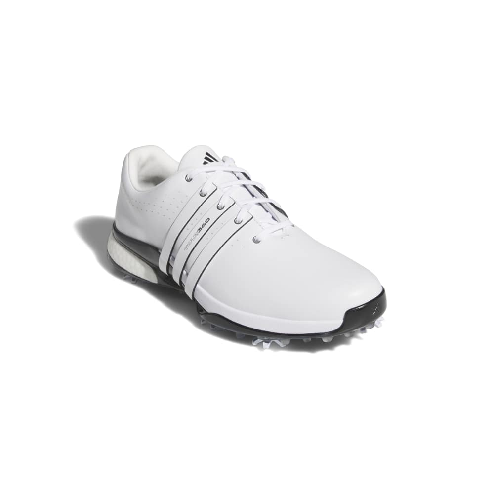 adidas Mens TOUR360 24 GOLF SHOES - White/Core Black/Lucid Ray Blue