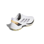 adidas Mens ADIZERO ZG SPIKELESS GOLF SHOES - White/Core Black/Ice Tangerine