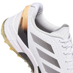 adidas Mens ADIZERO ZG SPIKELESS GOLF SHOES - White/Core Black/Ice Tangerine