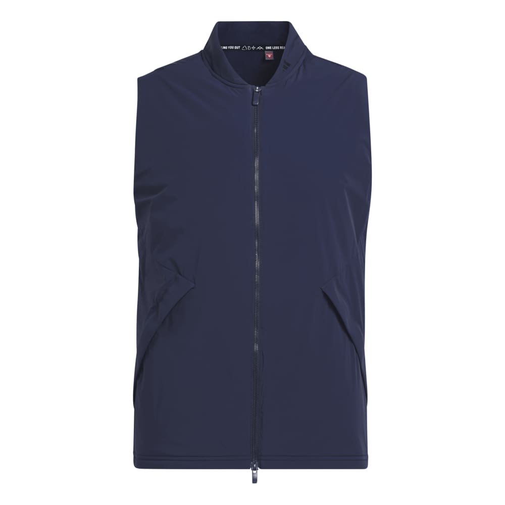 adidas Ultimate365 Tour Frostguard Full Zip Padded Vest - Collegiate Navy