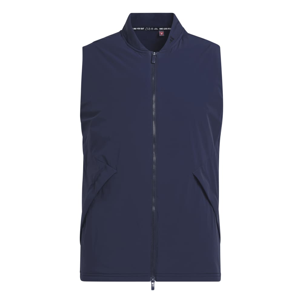 adidas Ultimate365 Tour Frostguard Full Zip Padded Vest - Collegiate Navy