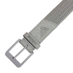 adidas Mens Golf Braided Stretch Belt - Grey Three