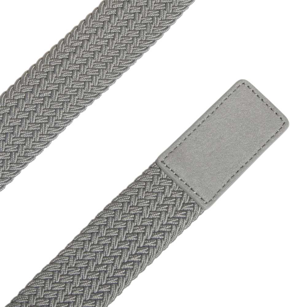 adidas Mens Golf Braided Stretch Belt - Grey Three