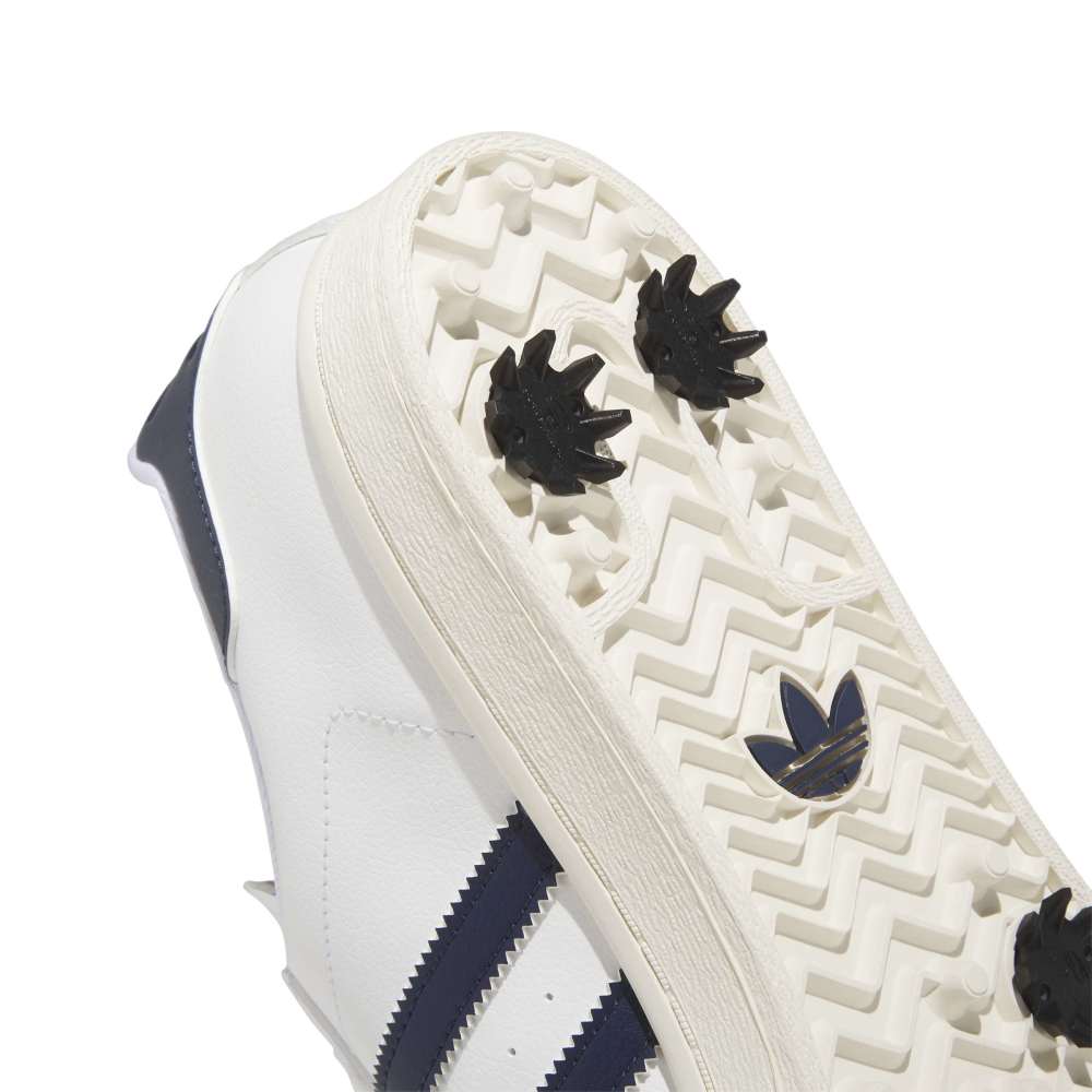 adidas Mens Superstar Golf Shoes Shoe White/Navy/Off White