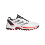 adidas Mens Adizero ZG Spikeless Golf Shoes Ftwr White/Lucid Red/Core Black