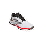 adidas Mens Adizero ZG Spikeless Golf Shoes Ftwr White/Lucid Red/Core Black