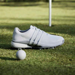 adidas Mens Womens Tour360 24 BOOST Golf Shoes Ftwr White/Ftwr White/Silver Met.