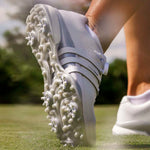 adidas Mens Womens Tour360 24 BOOST Golf Shoes Ftwr White/Ftwr White/Silver Met.