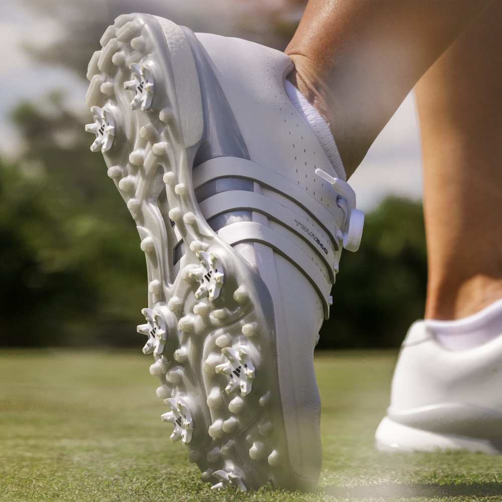 adidas Mens Womens Tour360 24 BOOST Golf Shoes Ftwr White/Ftwr White/Silver Met.