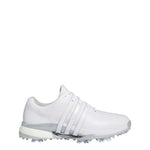 adidas Mens Womens Tour360 24 BOOST Golf Shoes Ftwr White/Ftwr White/Silver Met.