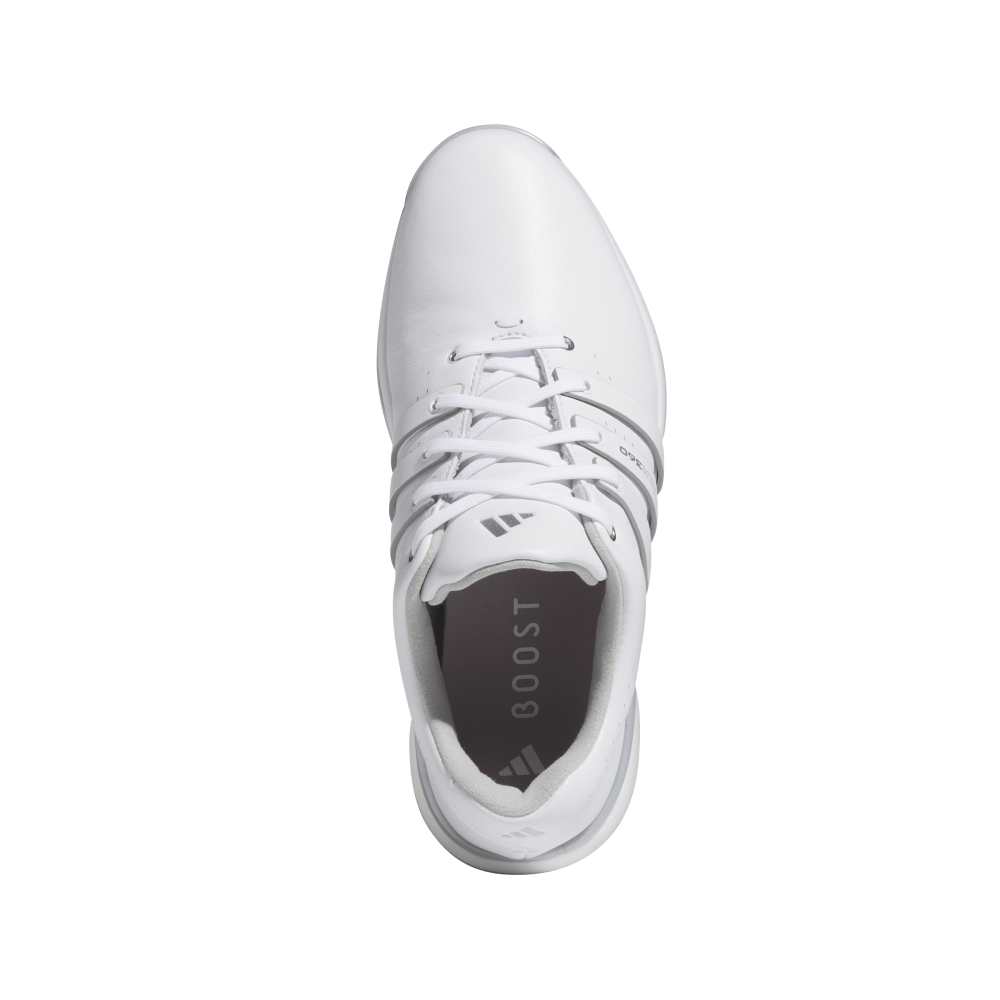 adidas Mens Womens Tour360 24 BOOST Golf Shoes Ftwr White/Ftwr White/Silver Met.
