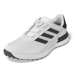 adidas Mens S2G SL 24 BOA Spikeless Golf Shoes White/Black/White