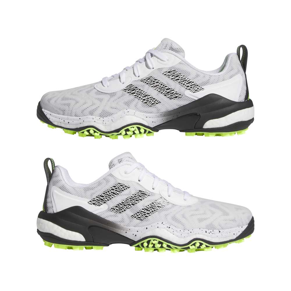 adidas Mens Codechaos 25 Spikeless Golf Shoes Ftwwht/Coreblack/Luclem