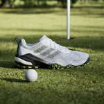 adidas Mens Codechaos 25 Spikeless Golf Shoes Ftwwht/Coreblack/Luclem