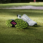 adidas Mens Codechaos 25 Spikeless Golf Shoes Ftwwht/Coreblack/Luclem