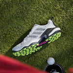 adidas Mens Codechaos 25 Spikeless Golf Shoes Ftwwht/Coreblack/Luclem