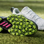 adidas Mens Codechaos 25 Spikeless Golf Shoes Ftwwht/Coreblack/Luclem