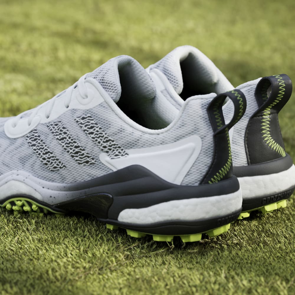 adidas Mens Codechaos 25 Spikeless Golf Shoes Ftwwht/Coreblack/Luclem