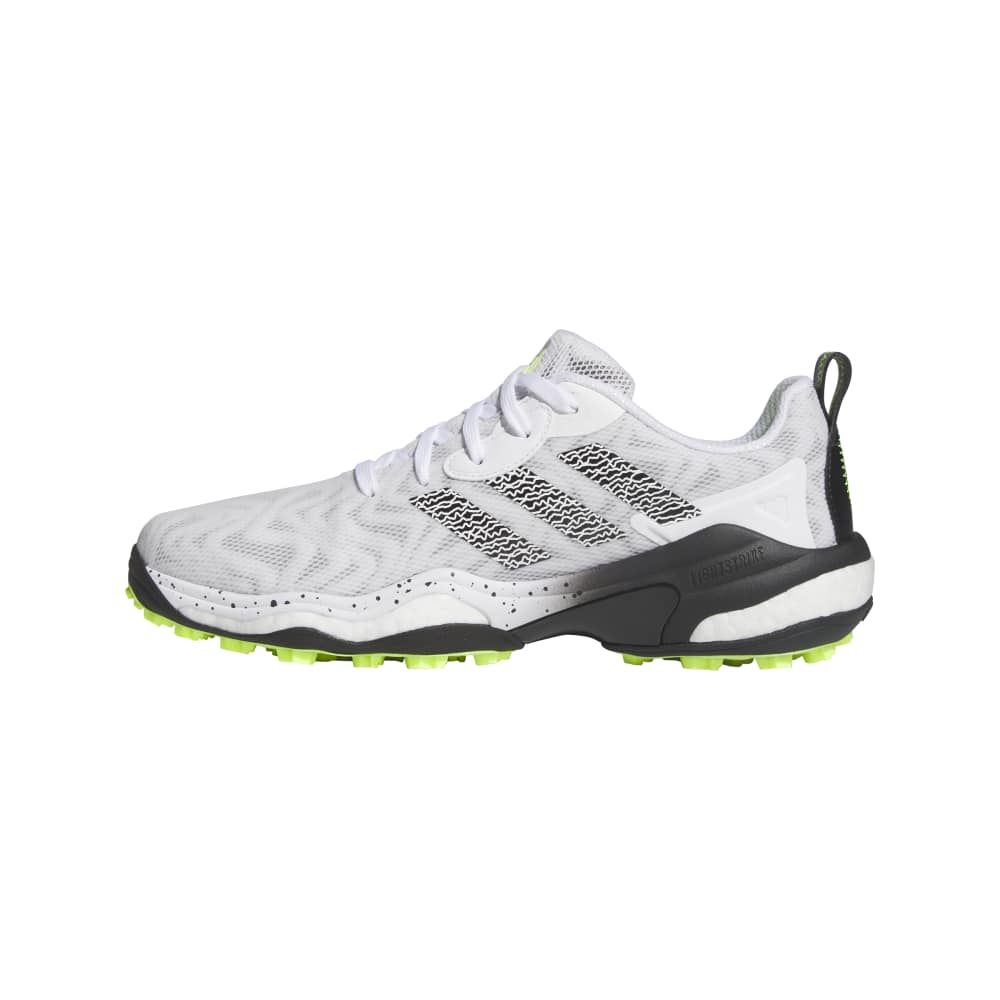 adidas Mens Codechaos 25 Spikeless Golf Shoes Ftwwht/Coreblack/Luclem