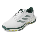 adidas Mens Adizero ZG Golf Shoes White/Green/Yellow