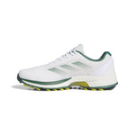 adidas Mens Adizero ZG Golf Shoes White/Green/Yellow