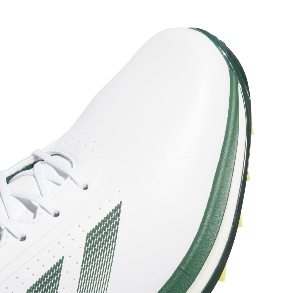 adidas Mens Adizero ZG Golf Shoes White/Green/Yellow