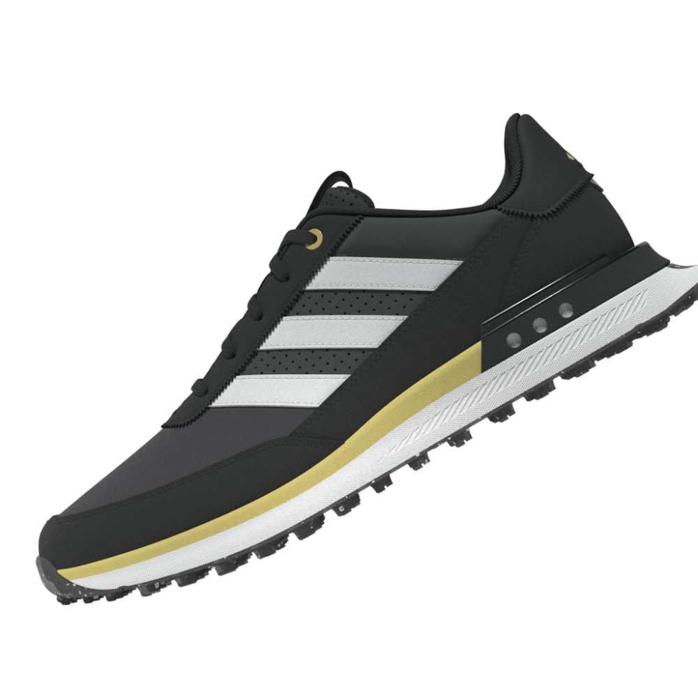 adidas Mens S2G 24 Leather Spikeless Golf Shoes Core Black/Ftwr White/Oat