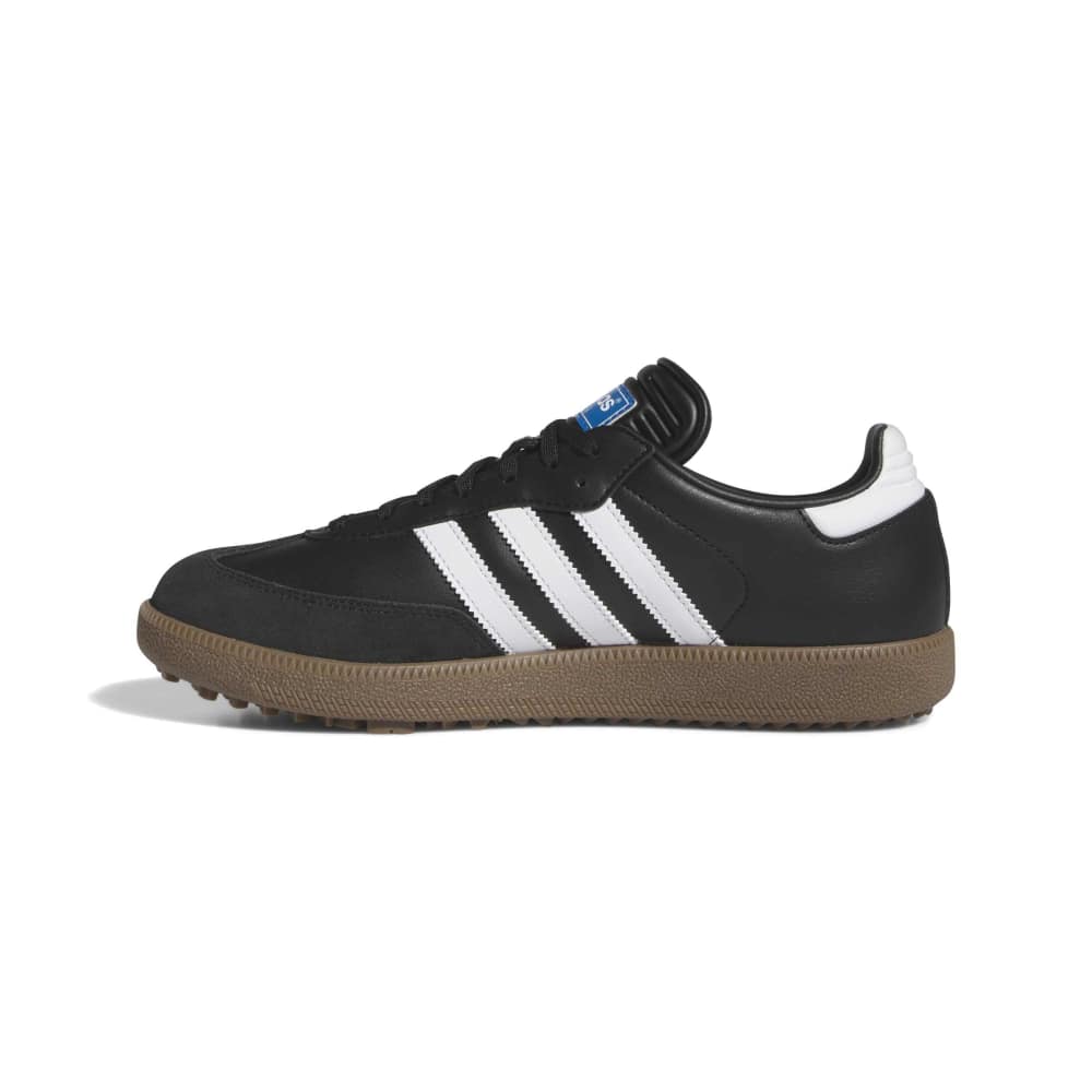 adidas Mens Samba Spikeless Golf Shoes Black/White/Gum