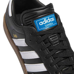 adidas Mens Samba Spikeless Golf Shoes Black/White/Gum
