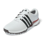 adidas Mens Tour360 24 Golf Shoes Ftwr White/Core Black/Lucid Red