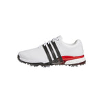 adidas Mens Tour360 24 Golf Shoes Ftwr White/Core Black/Lucid Red