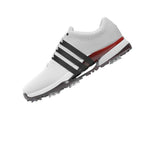 adidas Mens Tour360 24 Golf Shoes Ftwr White/Core Black/Lucid Red