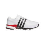 adidas Mens Tour360 24 Golf Shoes Ftwr White/Core Black/Lucid Red