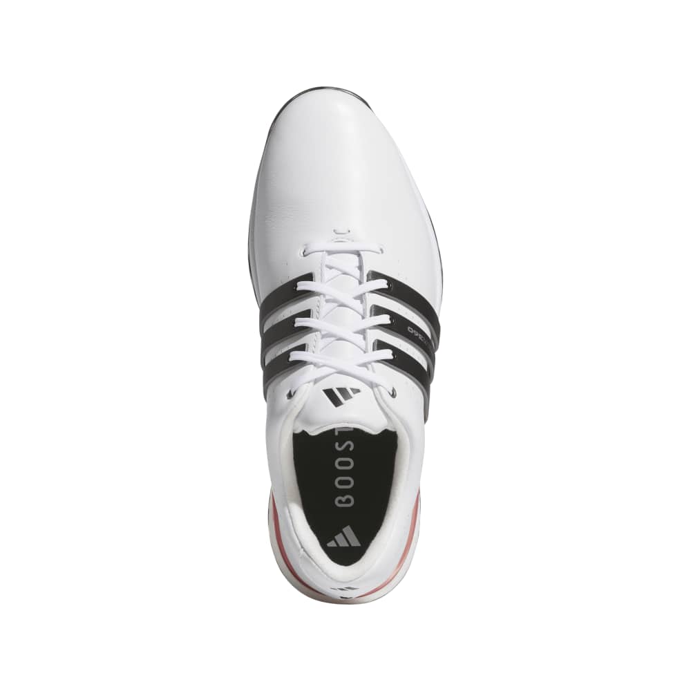 adidas Mens Tour360 24 Golf Shoes Ftwr White/Core Black/Lucid Red
