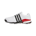 adidas Mens Tour360 24 Golf Shoes Ftwr White/Core Black/Lucid Red