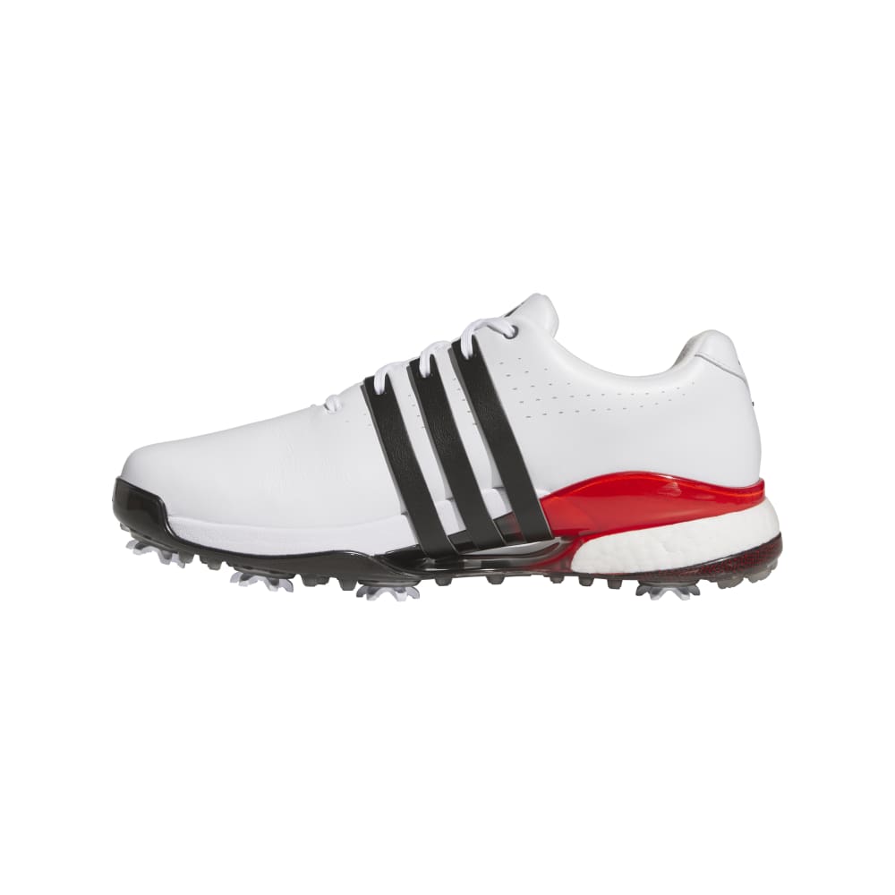 adidas Mens Tour360 24 Golf Shoes Ftwr White/Core Black/Lucid Red