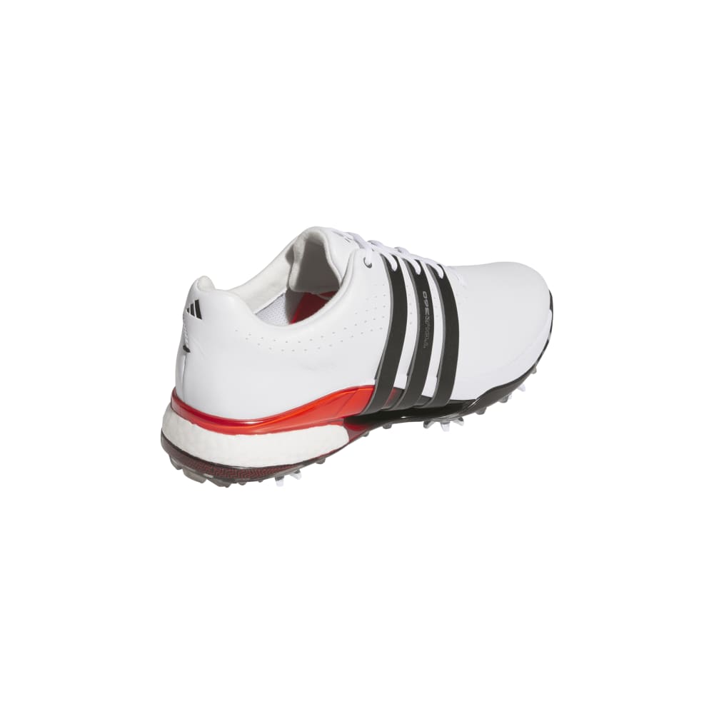 adidas Mens Tour360 24 Golf Shoes Ftwr White/Core Black/Lucid Red